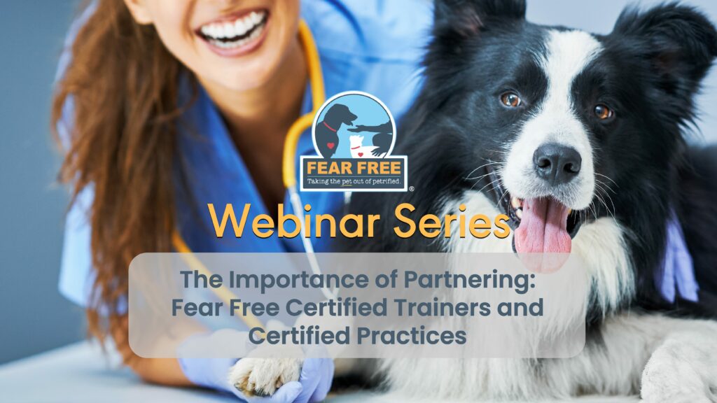 The Importance of Partnering: Fear Free Certified Trainers and Certified Practices